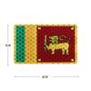 Países Africanos Sudáfrica Egipto Kenia Congo Nigeria Angola Brazalete de Bandera Sello de Velcro de Bandera