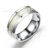 Anel Shengxi Transfronteiriço Simples e Fashionável Tendência, Anel Fluorescente Luminoso, Joia Personalizada, Anel Brilhante, Nota Musical Cor de Aço