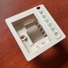 Carcasa de plástico para termostato de botón, modelo público, carcasa de sensor electrónico, carcasa de instrumento para controlador de temperatura de aire acondicionado