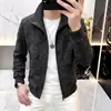 Modelo doméstico! Outono de 2026 novo de alta qualidade casual versátil masculino moderno moda jaqueta longa solta