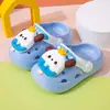 Zuecos de Sirena de Dibujos Animados para Niños, Nuevo Estilo de Verano, Suela Suave, Transpirables, Para Casa, Niños y Niñas, Sandalias de Suela Suave, Resistentes al Desgaste