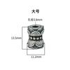 Cuentas de cubo de loto de doble cabeza de cobre con incrustaciones de plata esterlina S925, accesorios de juego de nube trasera Wen, pulsera DIY, cuerda para vadear y atar, cuentas superiores de loto doble