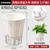 Maceta autorriego que absorbe oxígeno para plantas de interior y flores, maceta de plástico transpirable y nutritiva para las raíces