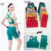 Traje Transfronterizo Espalda de Belleza Hebilla Ajustable Push-up Antiluz Ropa Deportiva de Yoga Traje de Fitness Traje de Espalda de Belleza para Mujer
