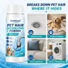 Kineshinex Polvo Limpiador de Desagües para Pelo de Mascota 100g Desagüe de Piso de Baño Área de Lavandería Limpiador de Cabello Gato