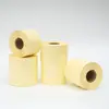 Etiquetas en Rollo Blancas Adhesivas Transparentes para Mascotas con Respaldo Amarillo para Diversas Industrias, Impermeables y a Prueba de Aceite, Papel de Impresión Adhesivo Fuerte