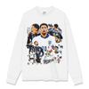 Camiseta de Manga Corta Estampada Peter Bellingham Transfronteriza Lavada Pesada Cuello Redondo Sudadera con Capucha
