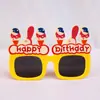 Gafas de Foto para Fiesta de Cumpleaños Decoración de Girasol de Dibujos Animados para Niños Accesorios Divertidos Juguete Lindo