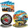 Festa de Aniversário Infantil Tema Corrida Hot Wheels Transfronteiriça Série de Animação Sangue Quente Decoração de Bolo Faca e Garfo Descartáveis