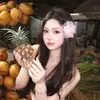 Pasador de Flor Rosa Suave y Puro Estilo Coreano con un Toque de Alta Gama, Diseño de Nicho, Dulzura Exagerada, Accesorio Versátil para el Cabello para Mujeres