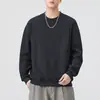 Roupas Masculinas Fengshe / Novo Suéter Retrô Japonês Outono-Inverno Versátil Design Patchwork Masculino Blusão Solto de Manga Longa