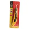 Ventas en stock cuchillo de arte de metal de empuje manual acero inoxidable cuchillo de herramienta grande portátil con dispositivo afilado para desembalar