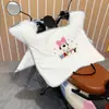 Parabrisas de coche eléctrico verano nuevo impermeable protector solar parasol con diseño de caricatura parabrisas de motocicleta eléctrica