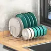 Estante de Acero Inoxidable para Platos de Cocina Almacenamiento y Escurridor para Gabinete de Cocina del Hogar Cajón Estante para Platos Estante de Secado Almacenamiento Yx