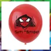 Decoração de Festa de Aniversário de Férias para Crianças Tema Super-Heróis Banner Decoração de Festa Conjunto de Balões