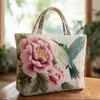 Bolso de Mano con Estampado de Moda Trendy para Mujer Bolso de Hombro Bolso Tote Acolchado Nuevo Producto Transfronterizo 3D Temu Amazon