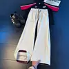 Pantalones de Bloque de Color Americanos de Secado Rápido para Hombre Verano Diseño Delgado Transpirables Casuales de Pierna Recta