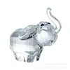 Dientes de Elefante de Cristal Animales de Dibujos Animados Elefante Adornos Elefante Translúcido Decoraciones Sagradas Regalos de Vacaciones Entrar en Suministro