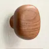 Gancho de Madera Maciza Nórdico Creativo Lindo Sin Taladro Gancho para Ropa Gancho de Pared Piedra Manija de Puerta de Gabinete Cajón