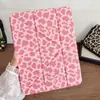 Capa protetora acrílica personalizada com estampa de leopardo para iPad, adequada para Apple iPad Pro de 13 polegadas, capa multifuncional para tablet
