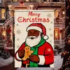 Nueva bandera decorativa de Navidad para gato de invierno transfronteriza, pino, escena de nieve, tela colgante para bandera de jardín, venta al por mayor personalizada
