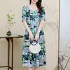 Novo Vestido de Verão Elegante de Algodão e Seda para Jovens Tamanho Plus Alta Qualidade Estilo Chinês Novo para Usar por Cima