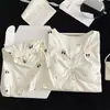 Conjunto de dos piezas con copas, estilo muñeca de algodón nube, estilo lindo y femenino, ropa de casa para estudiantes, pijama dulce y cómodo, estilo coreano