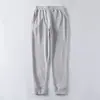 Calça de terry para casais de 4 cores para primavera e outono 6415