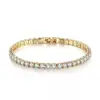 Tênis Tiktok Luxo Leve Fonte de Mercadorias Pulseira Joias Transmissão ao Vivo 3-4m Transfronteiriço Moda Europeia e Americana Atacado Feminino Pulseira Masculina Zircônia