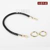 Cuerda redonda de cuero tejida a mano de 8 mm para llevar en la muñeca, correa de repuesto diagonal para bolso, accesorios para bolsos DIY, 51 accesorios