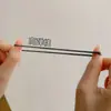 Goma Negra Desechable para el Cabello de Mujer tamaño pequeño Estuche de Cuero Alta Elasticidad Duradero Cuerda para el Cabello Anillo para el Cabello