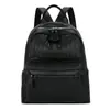 Mochila Feminina Nova Primavera Verão Grande Capacidade 2026 Bolsa Leve Tecido Impermeável Fofa Bidimensional Tendência Bolsa de Duas Alças