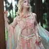 Hanfu outono e inverno para mulheres, fada borboleta com bordado elaborado, deusa voadora de Dunhuang estilo exótico, jovem com elementos Han, fada