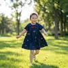 Vestido Dulce para Niñas Estilo Casual Universitario Cuello Marino Cuello Polo Transpirable Cómodo Algodón Sin Mangas Vestido de Princesa para Niñas