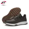 Zapatos de Golf Deportivos Fuliy Entrenamiento al Aire Libre Suministros de Golf Casual Deportivo Zapatos Antideslizantes con Tacos Fijos