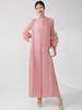 Vestido de Comercio Exterior Vestido Sentido de Alta Gama Vestido Caliente Vestido de Mujer Sentido de Alta Gama Suelto Talla Grande Elegante Elegante Vestido Miyake