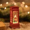 Decorações de Natal, Luzes Noturnas de Neve, Montagem de Cena, Enfeites de Mesa para Árvore de Natal, Adereços de Foto para Crianças