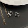 Aretes de Aro de Metal de Alta Gama con Forma de Espiral para Mosquitos, Clips para Orejas Estilo Francés, Se Pueden Usar Sin Perforaciones, Simples, Modernos y Versátiles