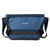 Bolso Cruzado para Hombre, Gran Capacidad, Bolso de Hombro Casual para Exteriores, Bolso de Hombro de Película de Cuero de Moda Deportiva, Bolso Multifuncional para Hombre