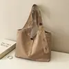 Bolsa de Hombro de Nylon de Gran Capacidad para Mujer con Cierre de Cordón Botón Correa Ajustable para el Hombro Bolso de Hombro Único Bolso de Mano Casual para Viajes de Negocios Estudiante