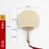 Y*H Leque de Papel de Arroz de Bolso Mini Ventilador de Bebê Adereços de Dança Lembrança de Viagem Corte de Seda Feito à Mão