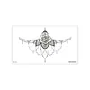 Colección Rui Ka Long: Pegatinas de Tatuaje con Patrón Seductivo para Clavícula y Pecho, Pegatinas de Tatuaje Sexy, Diseño Floral de Larga Duración con un Toque de Lujo