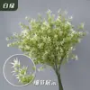 Follaje Artificial para Decoraciones de Boda Estilo Bosque, Serie Verde Monet, Arreglos Florales para Salón de Bodas, Helecho Espárrago, Hojas de Bambú, Agujas de Pino