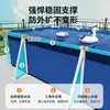 Piscina de Estructura Bestway para Uso en Casa, Piscina Inflable sin Bomba para Niños, Estanque Plegable Familiar de Peces, Piscina de Estructura para Exteriores
