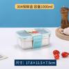 Set de Contenedores para Conservar Frescura Dingsheng Misanbroo Acero Inoxidable 304 Lonchera de Grado Alimenticio Específica para Refrigerador Bento