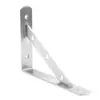 Soporte Triangular de Acero Inoxidable Sólido Engrosado Montado en Pared Marco de Soporte de Ángulo Recto Portador de Carga para Estante de Pared Estantería de Almacenamiento