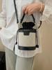Bolso de Cubo de Mano de Color Contrastante para Mujer 2026 Nuevo Estilo Transfronterizo Moda Trendy del Sudeste Asiático Bolso Cilíndrico Bolso de Hombro Único Cruzado