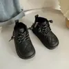 Botas Martin Infantis Estilo Novo de Inverno com Pelúcia Quente Sapatos de Algodão Botas de Neve para Crianças Pequenas Meninos e Meninas Botas de Couro Botas Curtas da Moda