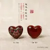 Madera de Ébano y Madera de Melocotón Pintados Dibujos Animados Lindo Mascota Colgante Hecho a Mano DIY Collar Encanto Llavero Accesorio de Bolso