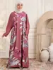 Vestido Suéter Feminino 2026 com Estampa Floral de Gola Redonda, Tema Floral Inovador, com Bolsos, Estilo Elegante